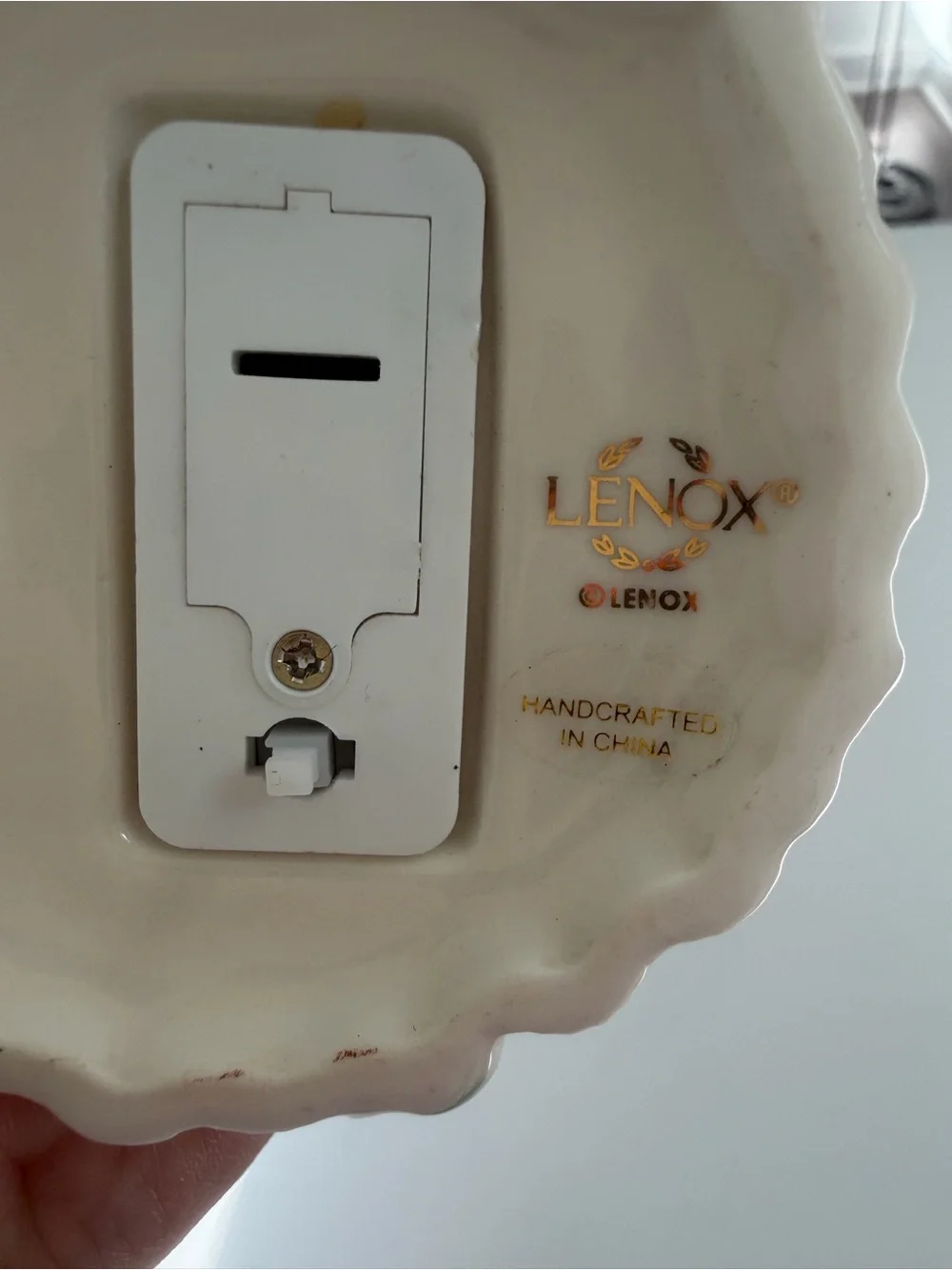 Lenox Porcelain Light-Up Christmas Tree Ornament